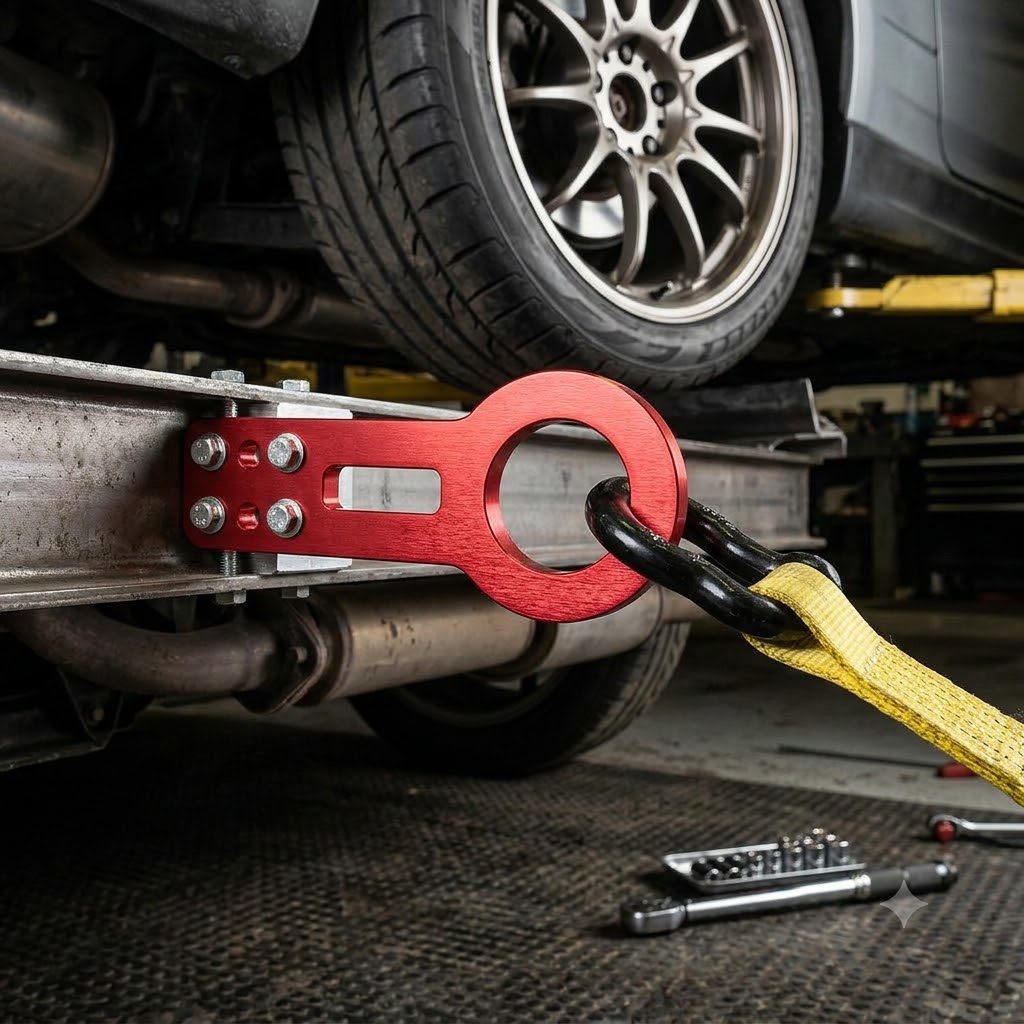 Custom CNC Machined Aluminum Tow Hooks