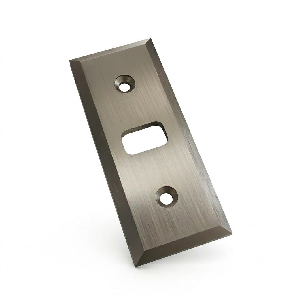 Custom cnc aluminum parts with brush finish