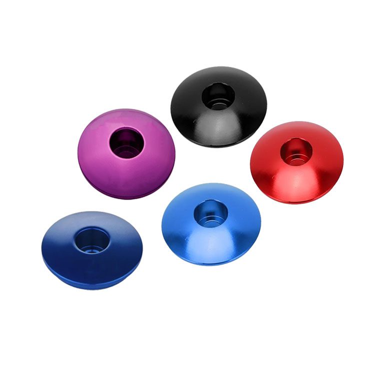 cnc precision machining services colorful aluminum alloy cover for bike
